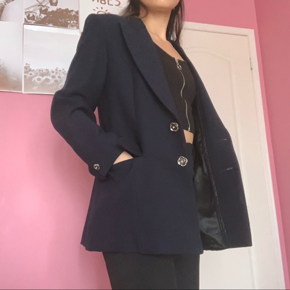 Vintage Navy Blazer - Picture 7 of 12